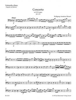 Concerto No. 5 en ré majeur KV 175, KV 382 