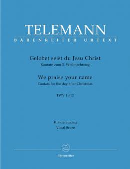 Gelobet seist du, Jesu Christ TWV 1:612 Standard