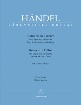 Konzert F-Dur op. 4/4 HWV 292 