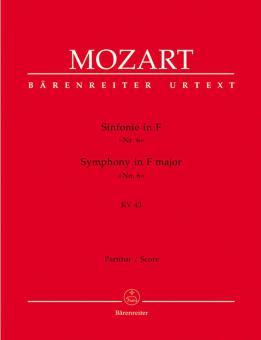 Symphonie No. 6 en fa majeur KV 43 