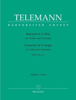 Concerto en sol majeur TWV 51: G7 