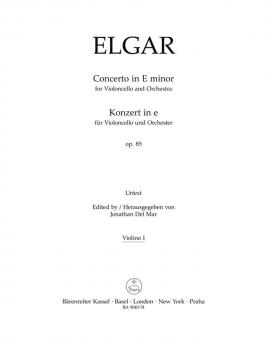 Concerto en mi mineur op. 85 