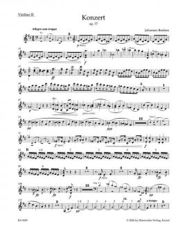 Concerto en ré majeur op. 77 