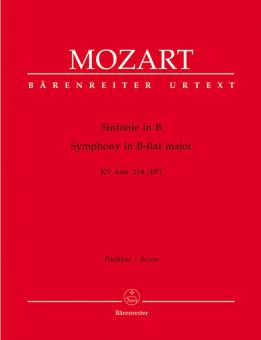 Symphonie en si bémol majeur KV Anh. 214 (45b) 
