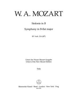 Symphonie en si bémol majeur KV Anh. 214 (45b) 