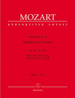 Symphonie en sol majeur KV Anh. 221 (45a) 