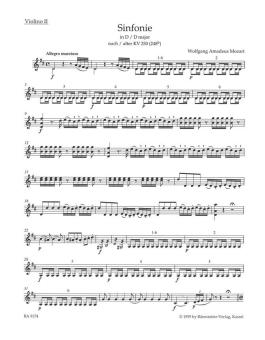 Symphonie en ré majeur 
