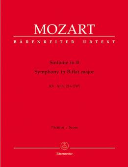 Symphonie en si bémol majeur KV 216 (74g) 