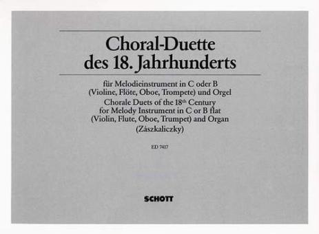 Choral Duets of the 18th Century 