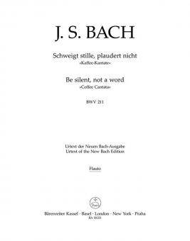 Silence! Ne parlez plus! BWV 211 