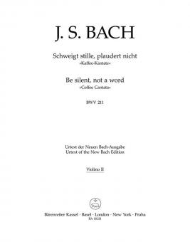 Silence! Ne parlez plus! BWV 211 
