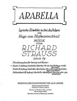Arabella Op. 79 