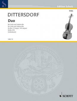 Duo E Flat Major Krebs 218 Standard