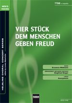 Vier Stück dem Menschen (TTBB) 