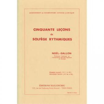 50 Leçons de Solfege Rythmiques 1 