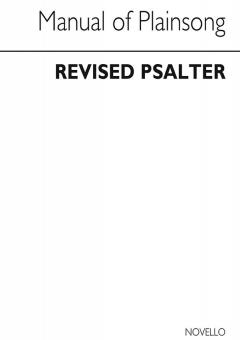 Psalter Manual of Plainsong Revised 