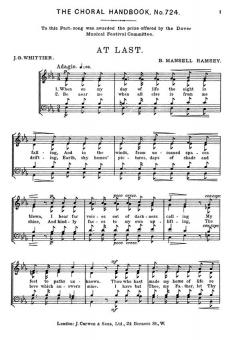 Ramsey At Last SATB 