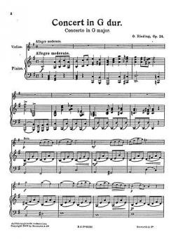 Concerto in G Op. 34 