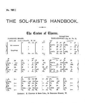 Tschaikowsky The Crown Of Thorns SATB Tonic Solfa 