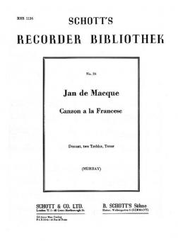 Canzon a la Francese 
