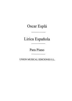 Lirica Espanola Vol. 1 Bocetos Levantinos 