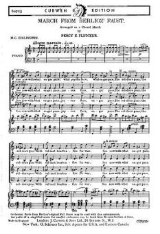 March from Berlioz' Faust SATB 