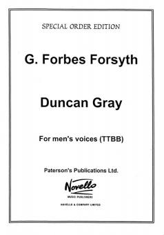 Forsyth Duncan Gray TTBB/Piano 