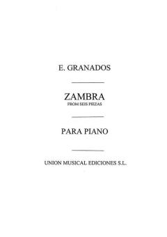 Zambra de Seis Piezas Sobre Cantos Pop. Espnoles for Piano 