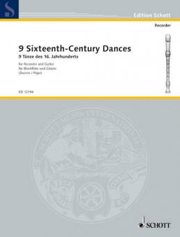 9 Sixteenth-Century Dances Standard