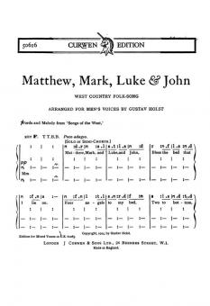 Matthew, Mark, Luke And John 