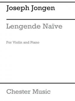 Jongen Legende Naive Violin/Piano 