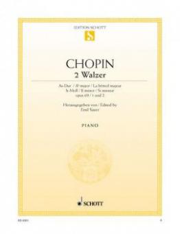 Two Waltzes A-Flat Major and C Minor Op. 69 No. 1/2 Standard