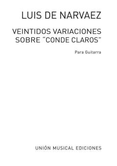 Veintidos Variaciones Sobre Conde Claros (Tarrago) For Guitar 