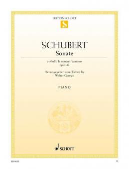 Sonata A Minor Op. 42 D 845 Standard