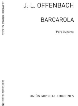 Barcarola De Los Cuentos De Hoffmann For Guitar 