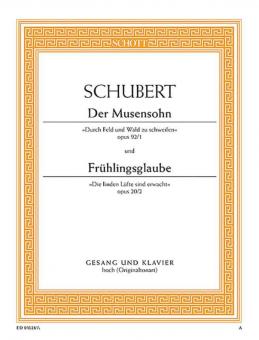 Der Musensohn / Frühlingsglaube Standard