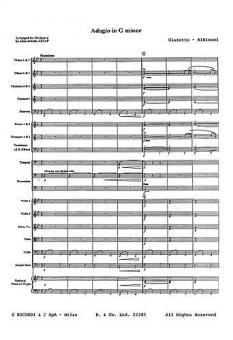 Adagio In G Minor 