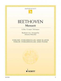 Minuet G Major Woo 10 No. 2 Standard