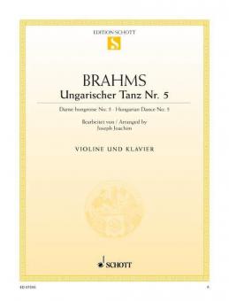 Danse hongroise No. 5 Standard