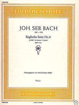 English Suite No. 6 D Minor BWV 811 Standard