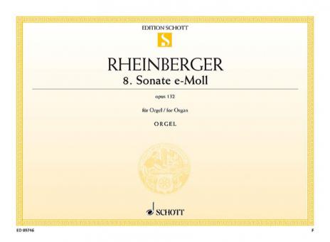 Sonata No. 8 E Minor Op. 132 Standard