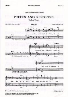 Preces And Responses 