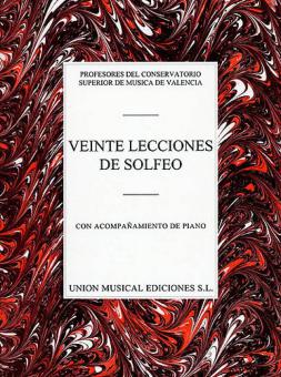 Varios Veinte Lecciones de Solfeo 