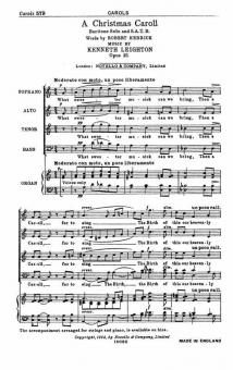 A Christmas Carol Op. 21 