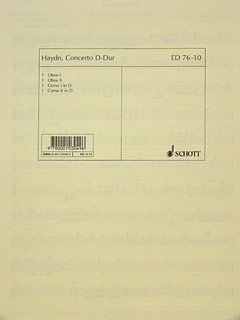 Concerto D Major Op. 101 Hob. VIIb: 2 Standard