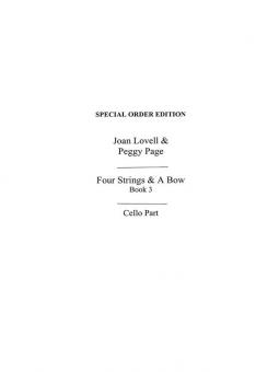 Four Strings and A Bow Book 3 
