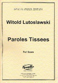 Paroles Tissees 