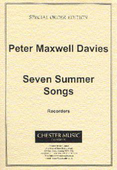 Seven Summer Songs Recorder Part 