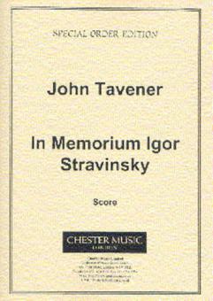 In Memorium Igor Stravinsky 