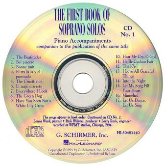 The First Book of Soprano Solos 